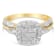 10K Yellow Gold 1.0ctw Diamond Composite Engagement Ring (H-I Color,
SI1-SI2 Clarity)