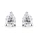 0.75ctw Pear Shape Solitaire Lab Grown Diamond Stud Earrings