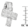 14K White Gold 2ctw Princess and Baguette Cut Diamond Ribbon Pendant
w\chain(H-I, SI-SI2)