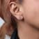 14K White Gold 1/2 Cttw Aqua Blue Diamond Screw-Back 4-Prong Classic
Stud Earrings