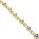 14K Yellow Gold 5.15ctw Round-Cut Diamond and Tanzanite Bracelet