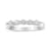 14K White Gold 1/2ctw Round-Cut 5-Stone Diamond Ring (H-I Color, SI1-SI2 Clarity)