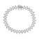 Sterling Silver 1.0ctw Miracle-Set Round Diamond "Zig Zag"
Link Bracelet