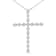 0.16ctw Diamond Cross Sterling Silver Pendant with Chain