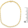 10K Yellow Gold 1 cttw Diamond Riviera Statement Pendant Necklace (J-K, I2-I3)