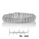 14K White Gold 5.0ctw Round Brilliant Cut Diamond 7" S Wave
Serpentine Tennis Bracelet