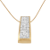 14K Yellow Gold Princess-Cut Diamond Pillar Pendant w\chain(1 5/8ctw,
H-I Color, SI1-SI2 Clarity)