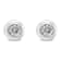 10K White Gold 1/5ctw Round Brilliant-Cut Near Colorless Diamond
Bezel-Set Stud Earrings