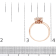 10K Rose Gold 3/8ctw Round-Cut Diamond Pear Promise Ring (I-J Color,
I2-I3 Clarity)