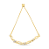 14K Yellow Gold Over Sterling Silver Diamond Accent Alternating Bolo
Bracelet- 6" to 9" Adjustable