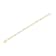 10K Yellow Gold Over Sterling Silver .50ctw Channel Set Round Diamond X
Link Bracelet