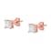 14K Rose Gold Over Sterling Silver 1/2ctw Diamond Solitaire
Miracle-Plate Stud Earrings
