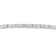 14K White Gold 3.22ctw Round-Cut Diamond Bracelet