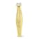 10K Yellow Gold Three-stone Diamond Ring (0.50ctw, J-K Color, I2-I3 Clarity)