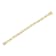 14K Yellow Gold 7.50ctw Princess and Baguette Diamond Modern Link Bracelet