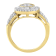 10kt Yellow Gold Diamond Cocktail Ring (1 cttw, H-I Color, SI2-I1 Clarity)