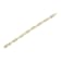 14K Yellow Gold 10.75ctw Princess and Baguette-Cut Diamond Box-Link Bracelet