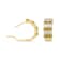 18K Yellow Gold 1 3/4 Cttw Invisible Set Princess Cut Diamond and Yellow
Sapphire Huggie Earrings