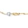 10k Two-Tone Gold 1/3ctw Diamond Pave Set Heart S-Link 7" Bracelet
(I-J Color, I2-I3 Clarity)