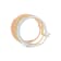 14K Tri-Toned Gold 1/3 Cttw Diamond Triple Hoop Earrings (I-J Color,
I2-I3 Clarity) - 22 MM