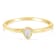 14K Yellow Gold Over Sterling Silver 1/20ctw Diamond Miracle Set Ring
(J-K Color, I1-I2 Clarity)