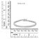Rhodium Over Sterling Silver 1.0 Cttw Diamond Tennis Bracelet (I-J, I3)