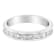 18K White Gold IGI Certified 1.0ctw Diamond Channel-Set Half-Eternity
Band(E-F Color, I1-I2 Clarity)