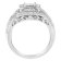 14K White Gold Diamond Cocktail Ring (1 1/4 cttw, H-I Color, SI2-I1 Clarity)
