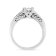 14K White Gold 1 1/4ctw Princess Cut Diamond Engagement Ring (H-I Color,
SI1-SI2 Clarity) Size 7