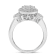 10K White Gold 1.0ctw Diamond Vintage-Inspired Art Deco Ring (G-H Color,
SI1-SI2 Clarity)