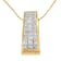 14K Yellow Gold Princess-Cut Diamond Pillar Pendant w\chain(1 5/8ctw,
H-I Color, SI1-SI2 Clarity)
