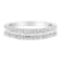 0.50ctw Diamond 14K White Gold Modern Band