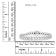 Sterling Silver .25ctw Miracle Set Round Diamond Open Linked Line Bracelet