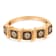0.25ctw Diamond 5-Stone 10K Rose Gold Over Sterling Silver Band