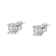 Sterling Silver 1/2ctw Near Colorless Round Brilliant-Cut Diamond
Miracle-Set Stud Earrings