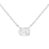 10K White Gold Lab Grown Diamond IGI Certified 1/2ctw Solitaire Diamond Necklace