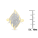 10K Yellow Gold Diamond Cocktail Ring (3/4 Cttw, I-J Color, I2-I3 Clarity)