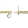 Yellow Gold-Plated Sterling Silver 2ct TDW Diamond Heart Charm Bracelet
(I-J, I3-Promo) - 7"