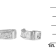 14K White Gold Princess-Cut Diamond Hoop Earrings 1.10ctw