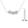 Sterling Silver Round Diamond Pendant Necklace (1/4 cttw, H-I Color,
I2-I3 Clarity)