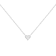 14k White Gold 1/4ctw Lab Grown Heart Shape Diamond Solitaire Necklace
(E-F Color, SI1-SI2 Clarity)