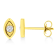 10K Yellow Gold Over Sterling Silver 1/10ctw Miracle-Set Diamond
Marquise Shape Stud Earrings