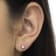 0.10ctw Round Brilliant-Cut Diamond 10K Rose Gold Over Sterling Silver
Stud Earrings