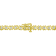 10K Yellow Gold 4ctw Round Diamond Graduating Riviera Necklace (H-I
Color, I2-I3 Clarity)
