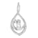 10K White Gold 1/4 Cttw Brilliant-Cut Round Diamond Spiral Link 18"
Pendant Necklace