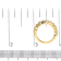 14K Yellow Gold Over Sterling Silver 2.0ctw Round Diamond 10 Stone
Anniversary Band Size