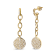 14K Yellow Gold 1.0 Cttw Diamond Chain Cluster Dangle Chain Earrings
(I-J Color, I1-I2 Clarity)