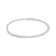 Sterling Silver .50ctw Miracle-Set Diamond Bezel Look Tennis Bracelet