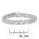Sterling Silver 2.0ctw Diamond Double Wrap S Curve Link Bracelet