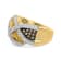 14K Yellow Gold 3/4ctw Champagne, Yellow and Round-Cut Diamond Ring (I-J
Color, I2-I3 Clarity)